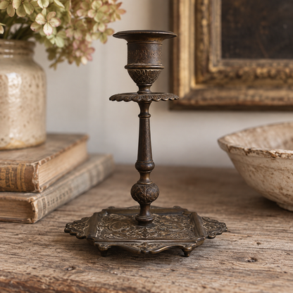Antique Brass Candlestick