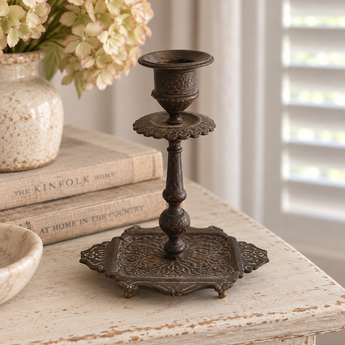 Antique Brass Candlestick