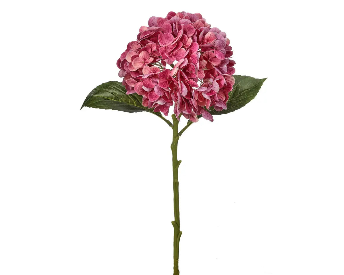 Real Touch Hydrangea 18.5" Stem-Pink