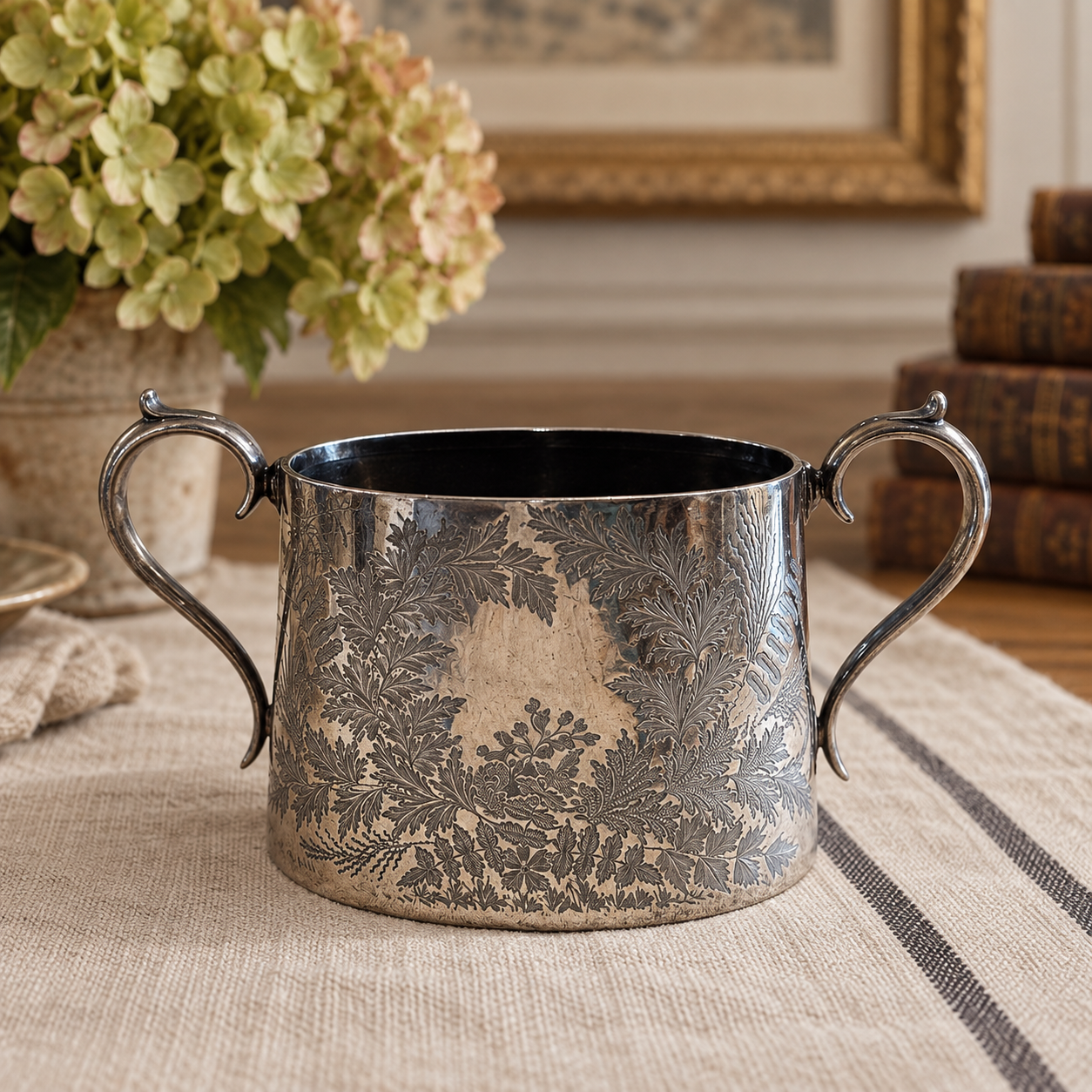Antique English Lee & Wigfull Silver-Plated Tea Service, c. 1880–1900