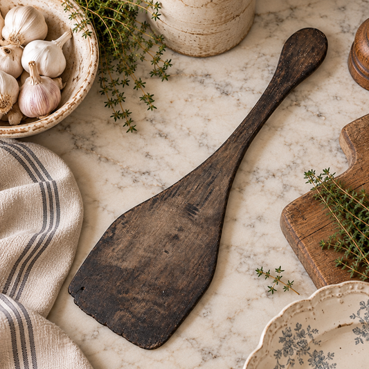 Large Vintage Wooden Kitchen Paddle – 18”