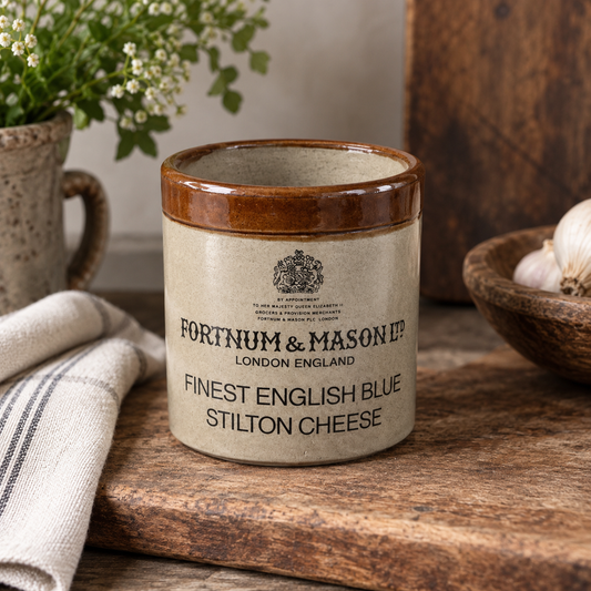 Vintage Fortnum & Mason Stilton Cheese Crock