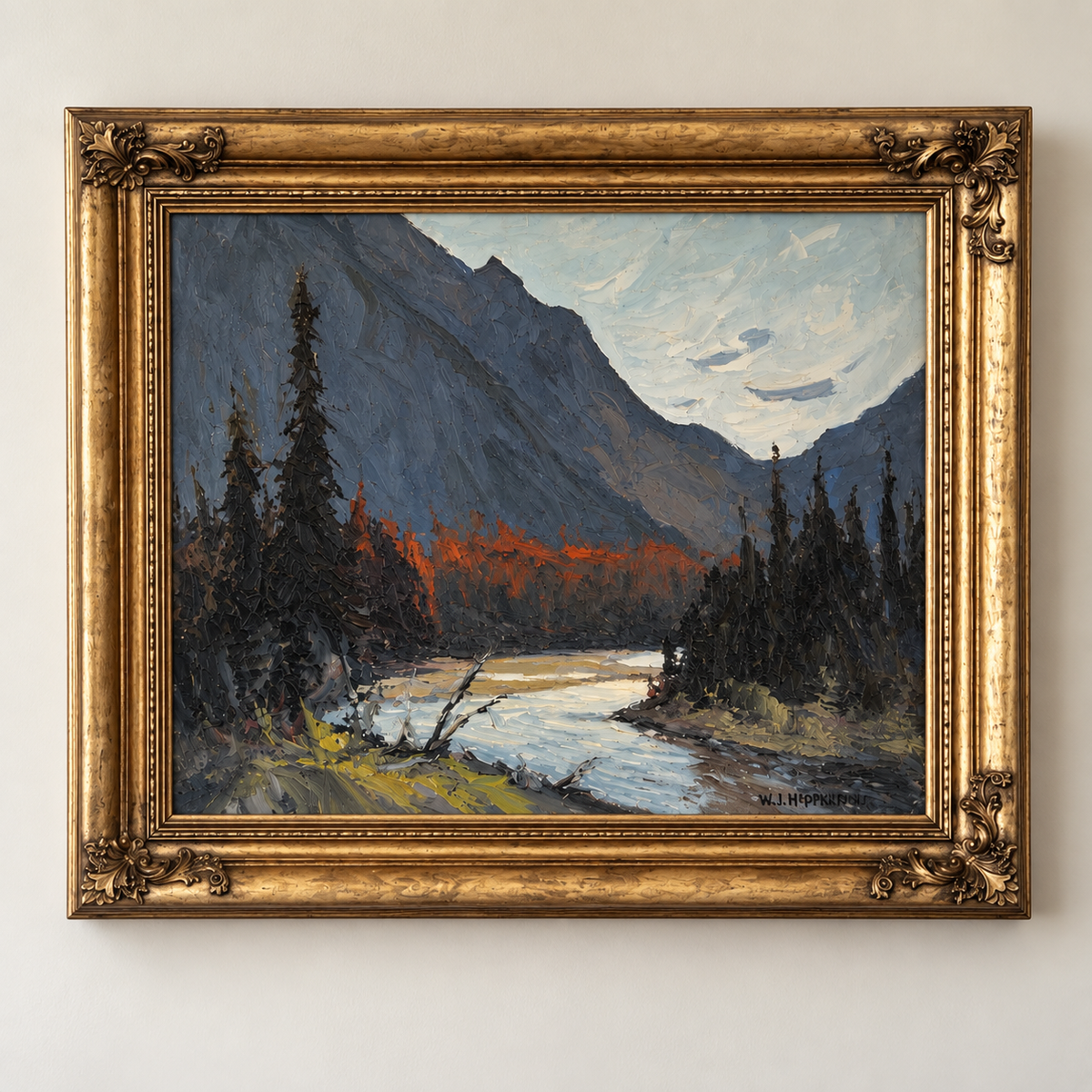 William John Hopkinson — Evening – Vermilion River, B.C.