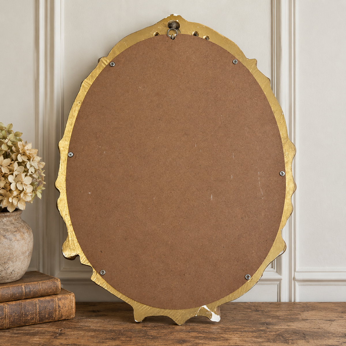 Vintage Ornate Gilt Rococo Style Mirror