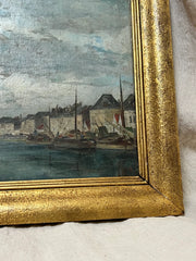 Le Port - Oil on Canvas