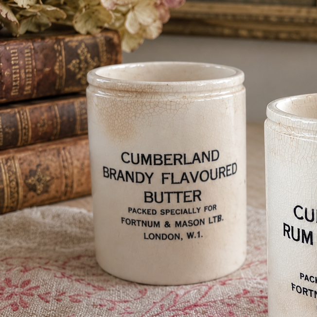 Vintage Fortnum & Mason Cumberland Butter Pot