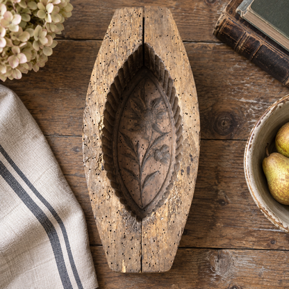 Antique French Wooden Butter Mould