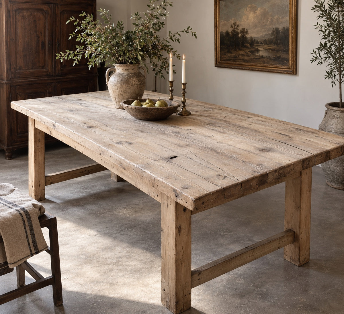 Antique English Pine Butcher’s Work Table | c. 1900