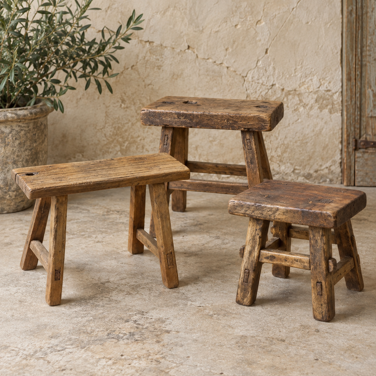 Vintage mini stool
