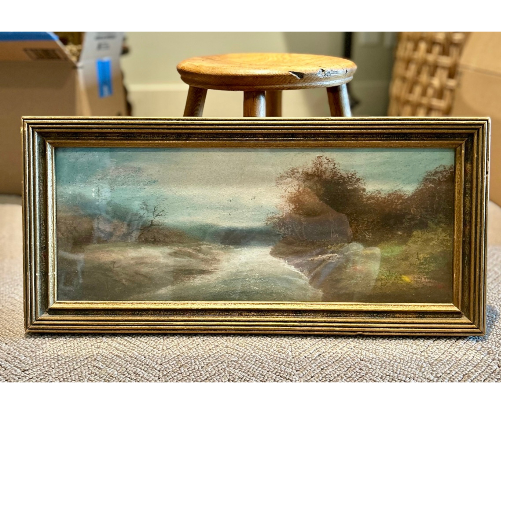 Antique River Landscape