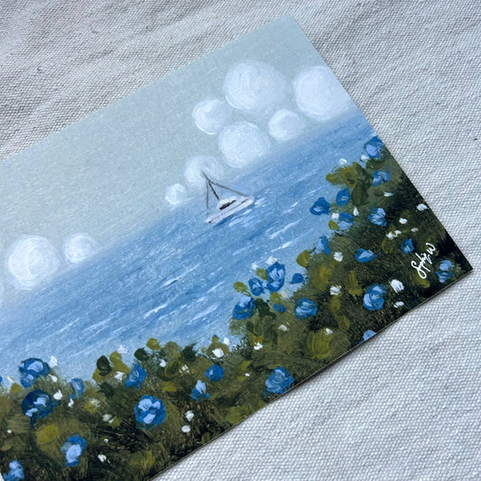 "Cerulean Vista" Fine Art Print (framed)