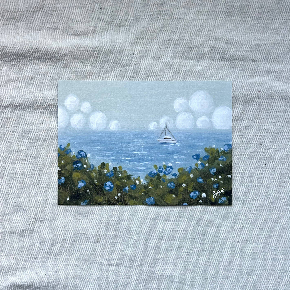 "Cerulean Vista" Fine Art Print (framed)