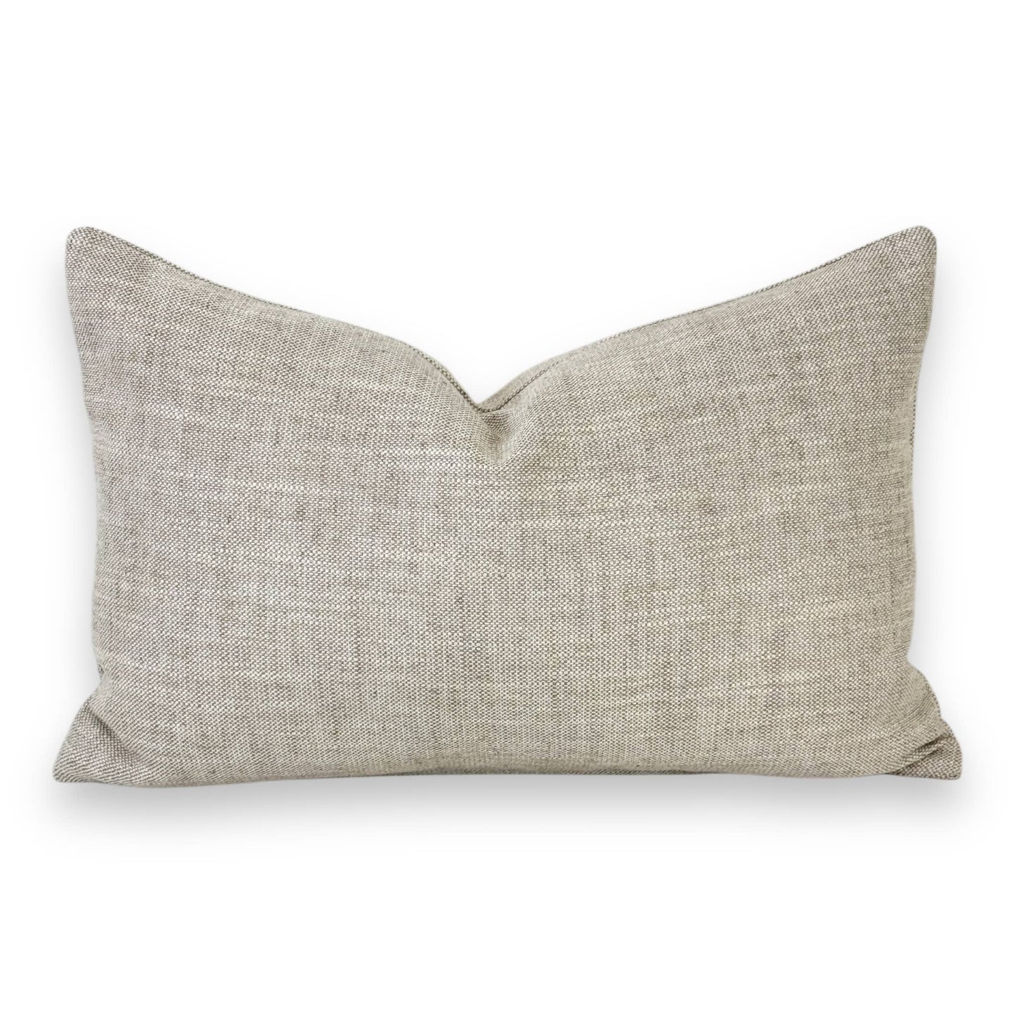 Lancaster | Natural oatmeal weave pillow cover- Multiple Sizes