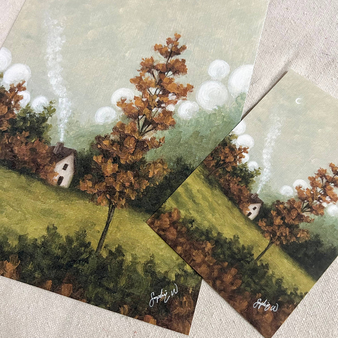 "Smoke & Spice" Fine Art Print framed