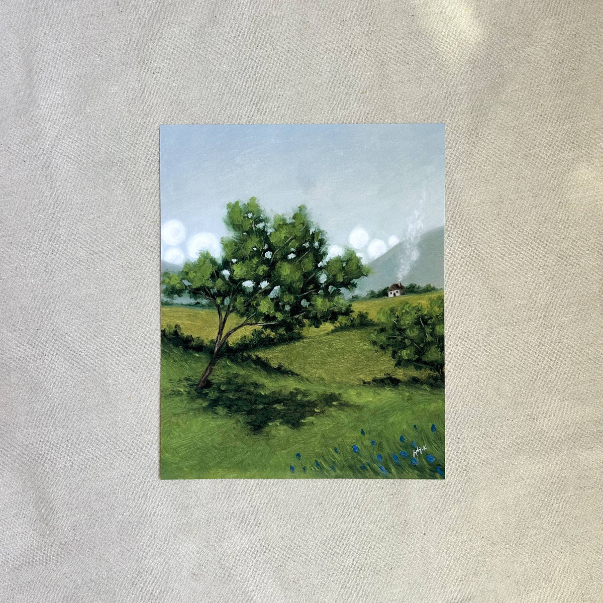 "In the Shade of Green" Fine Art Print (framed)