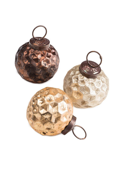 Glass Honeycomb Christmas Decoration