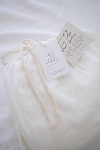 Signature Linen Cotton Blend Duvet Cover Set
