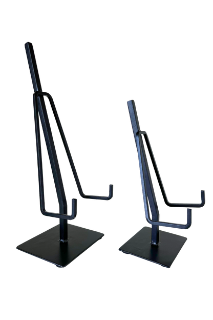 Picture Easel Stand Dual Arm Black Iron