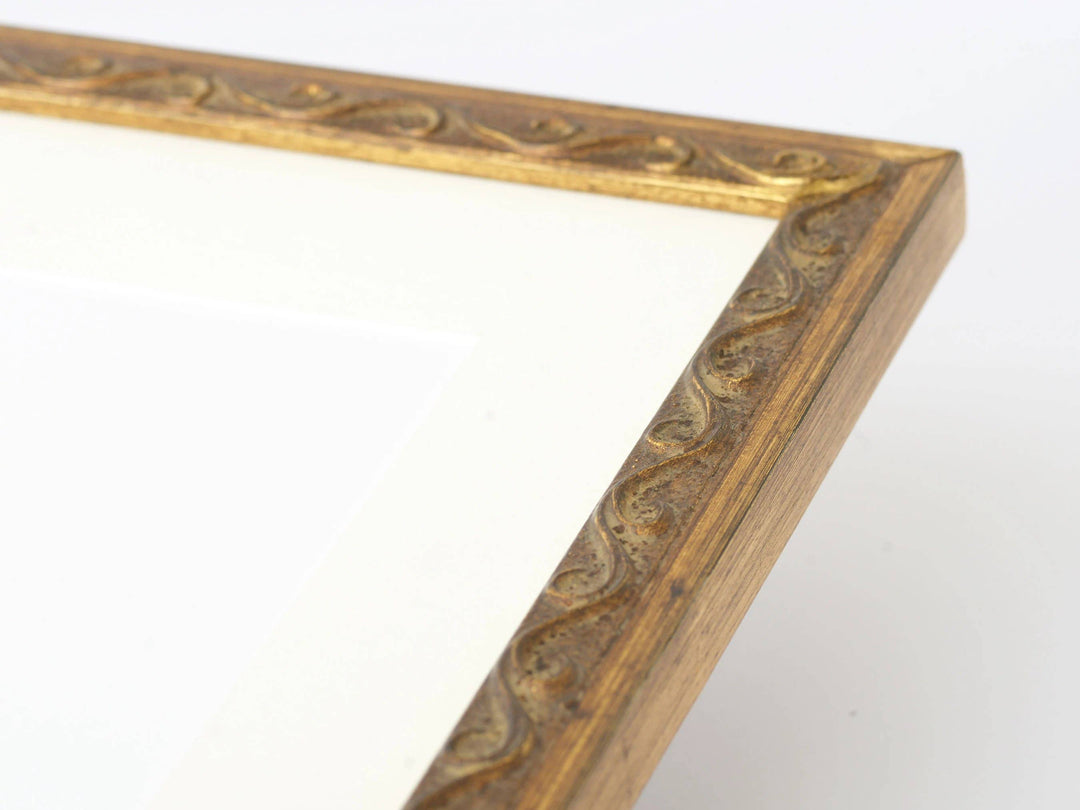Photo Frame - Gold Leaf With Brown Highlights