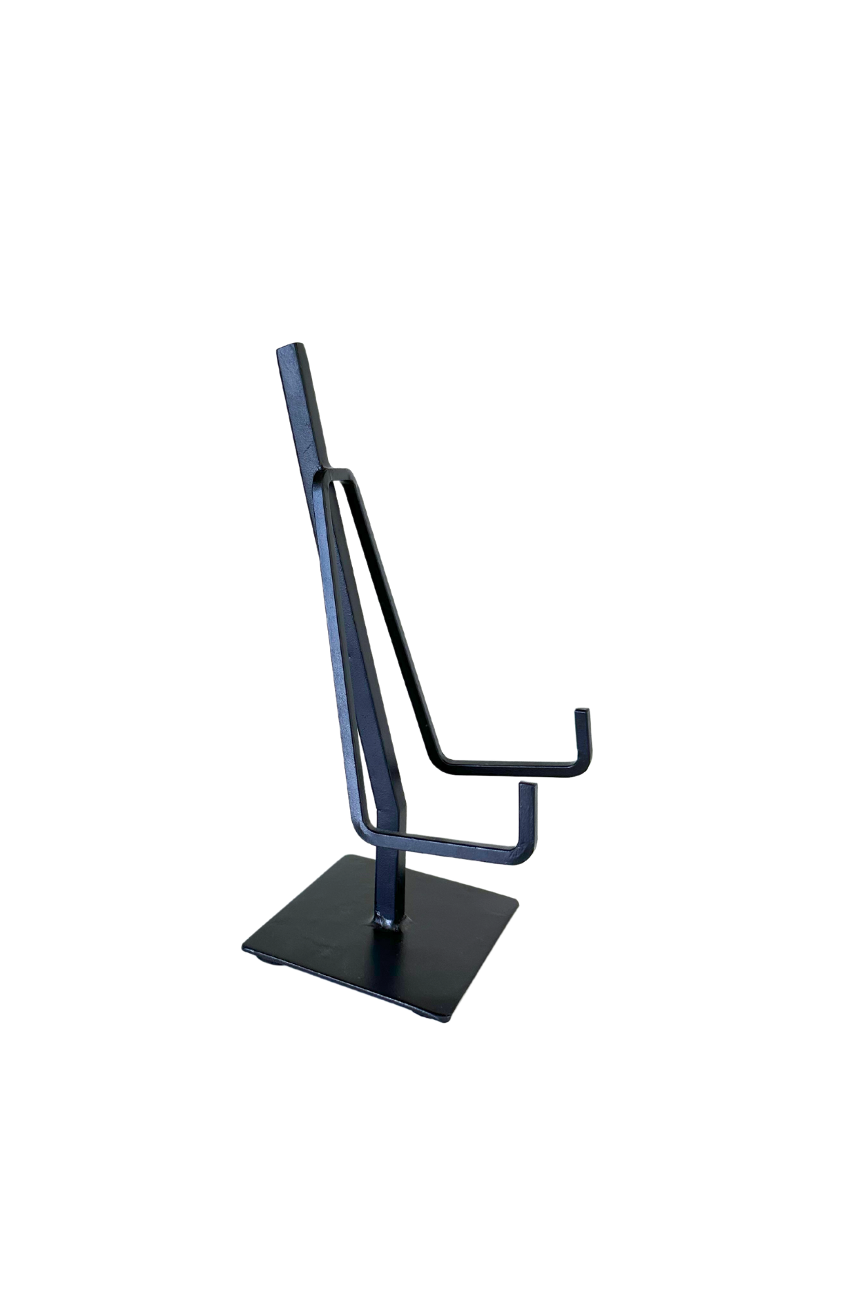 Picture Easel Stand Dual Arm Black Iron