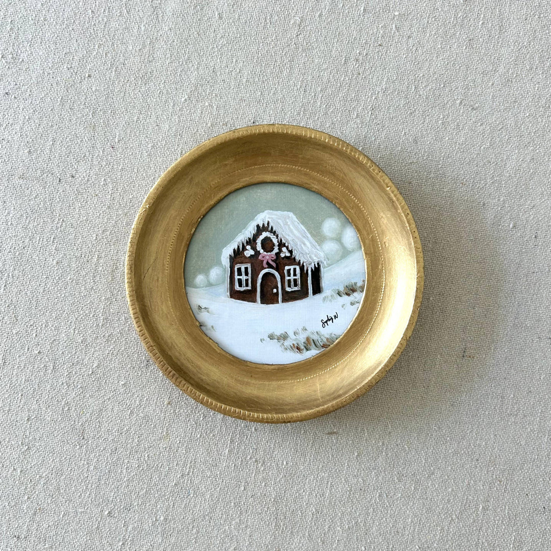 "Gingerbread Cottage" Framed Fine Art Print 