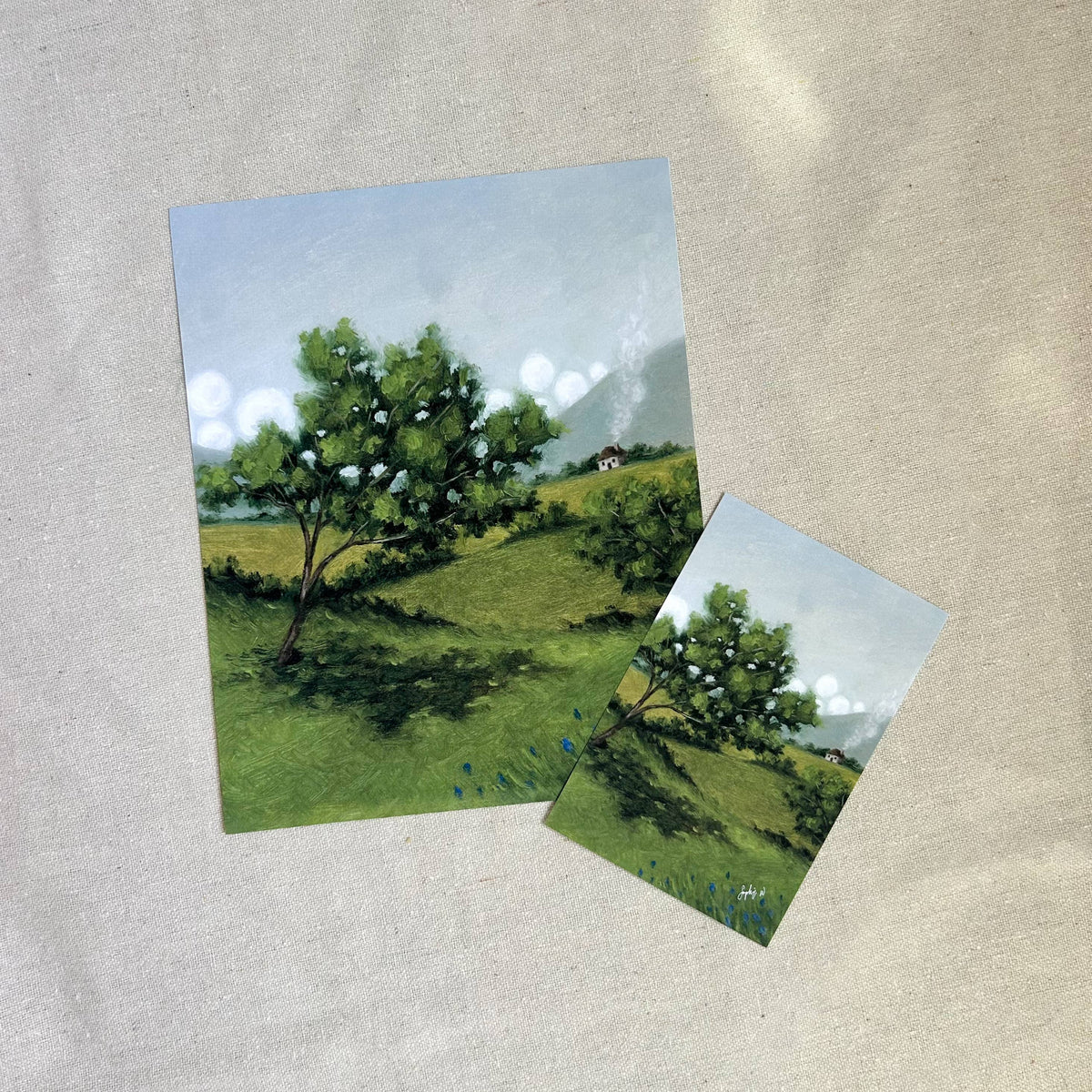 "In the Shade of Green" Fine Art Print (framed)