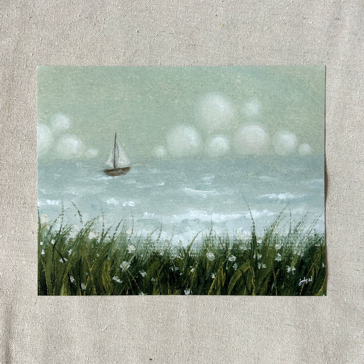 "Windward Sails" Fine Art Print (framed)