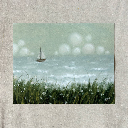 "Windward Sails" Fine Art Print (framed)