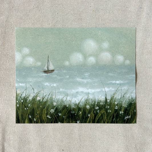 "Windward Sails" Fine Art Print (framed)