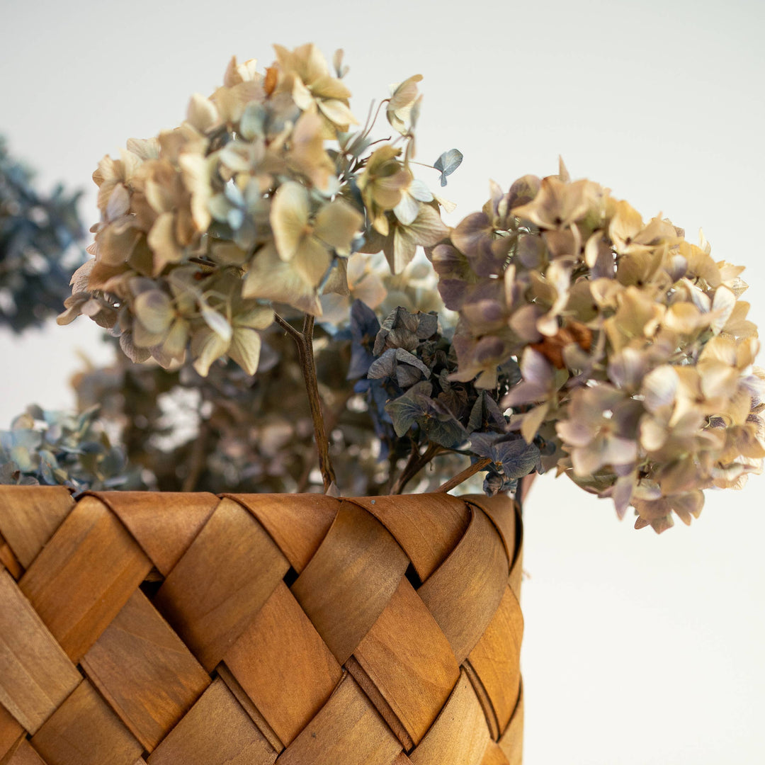Burnt Wooden Chip Baskets
