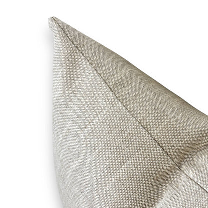 Lancaster | Natural oatmeal weave pillow cover- Multiple Sizes
