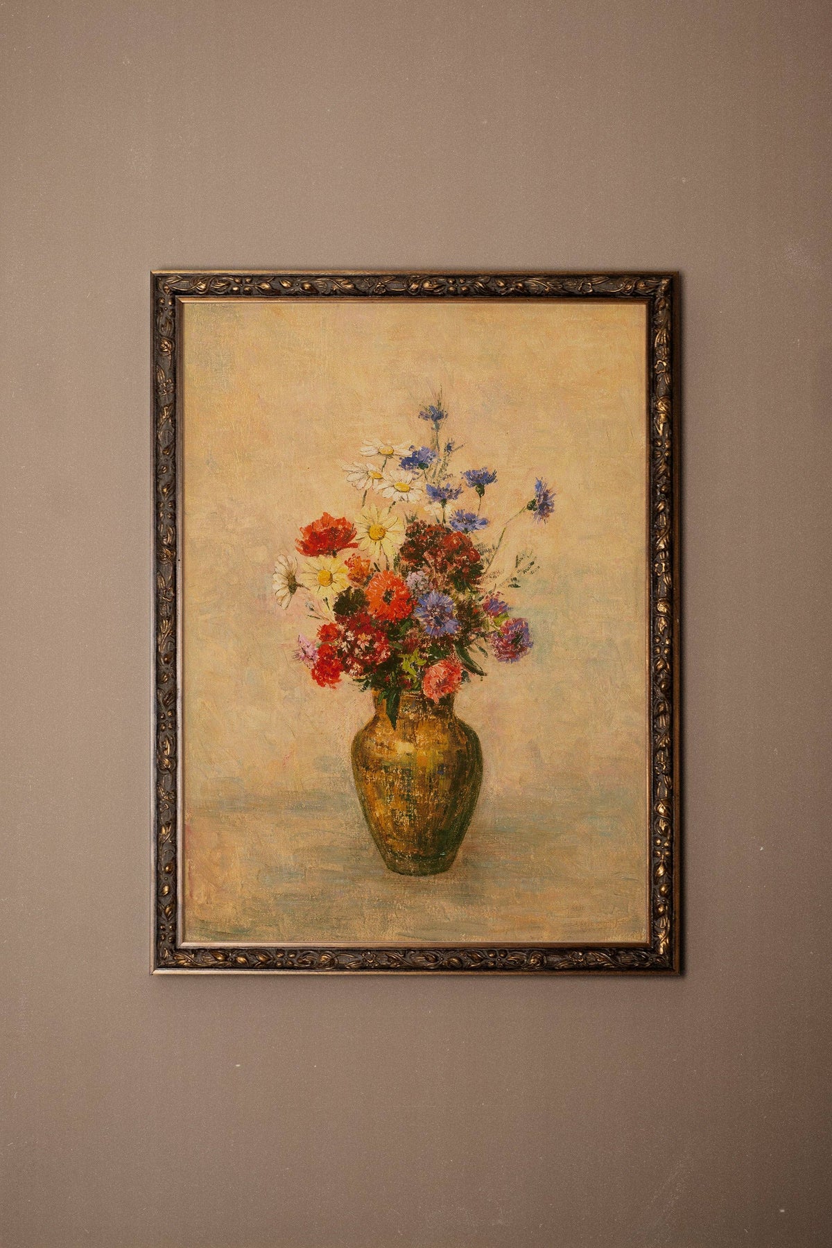 FRAGRANCE OF THE PAST, VINTAGE BRONZE FRAME