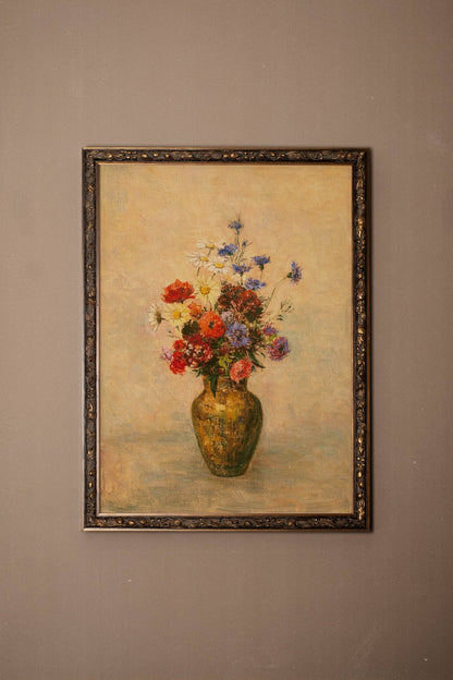 FRAGRANCE OF THE PAST, VINTAGE BRONZE FRAME