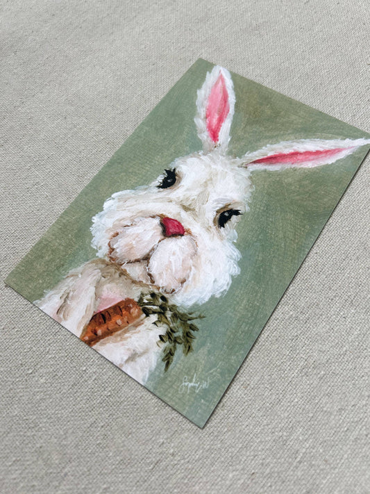 "Rufus Rabbit" Fine Art Print (Framed)