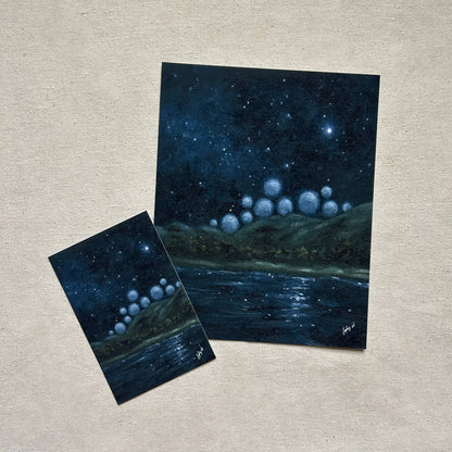 "A Sea of Moonlight" Fine Art Print  (framed)