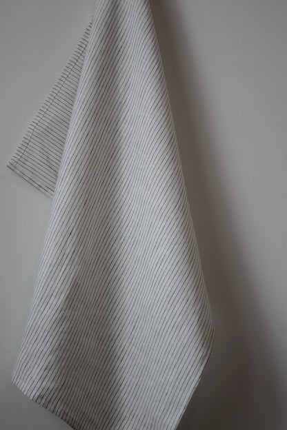 The Sawyer Tea Towel- Blue Pinstripe
