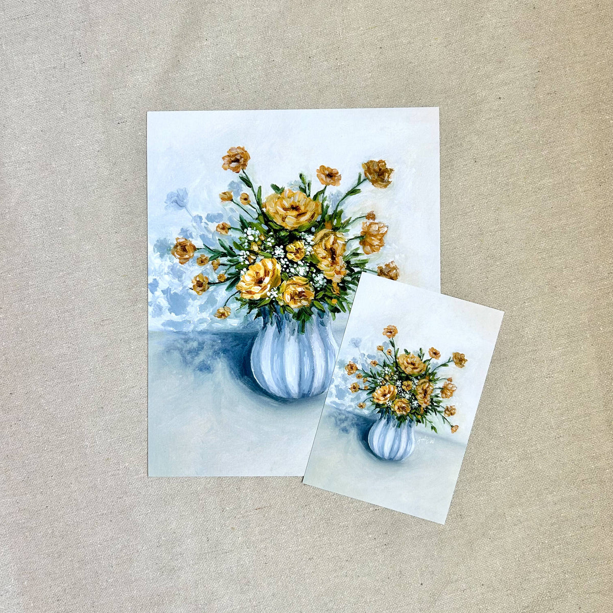 "Marigolds" Fine Art Print (framed)