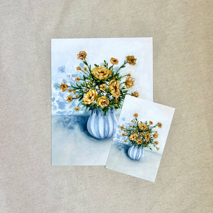 "Marigolds" Fine Art Print (framed)