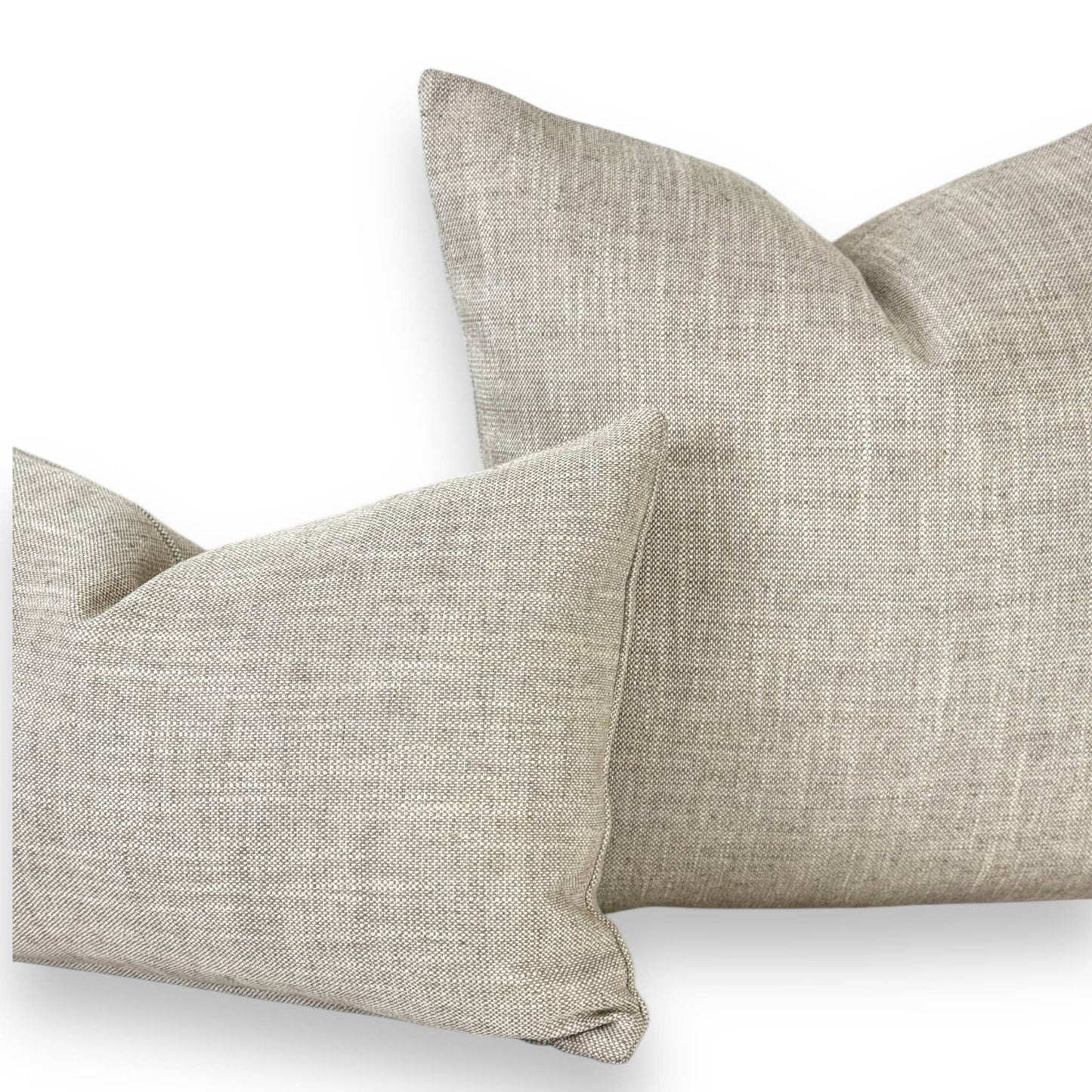 Lancaster | Natural oatmeal weave pillow cover- Multiple Sizes
