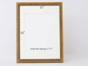 Photo Frame - Gold Leaf With Brown Highlights