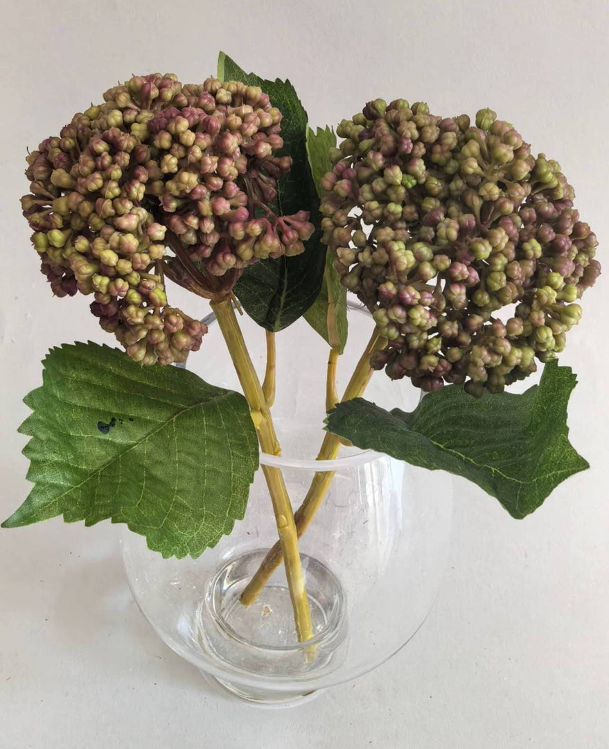 Berry Fruit Hydrangea Bud Red/Green