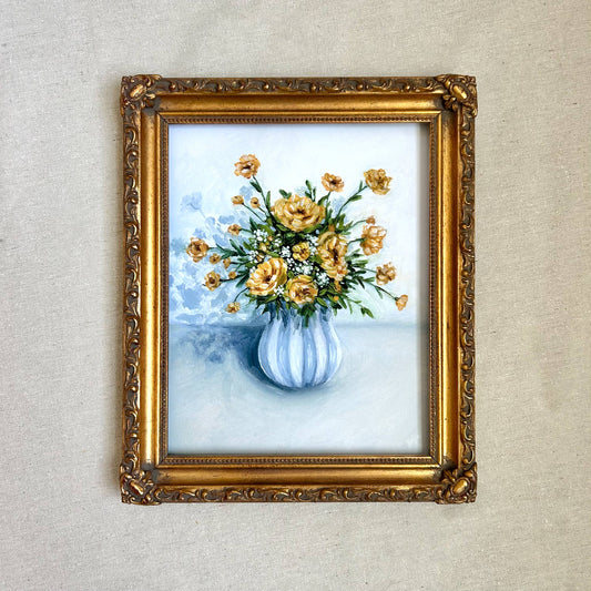 "Marigolds" Fine Art Print (framed)